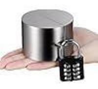 Cadenas en acier inoxydable avec serrure à combinaison numérique, pour une utilisation en extérieur, dimensions : 7,5 x 7,5 x 5,5 cm