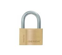 Cadenas en laiton Gerda 50 mm, lot de 2, blister de 5 clés