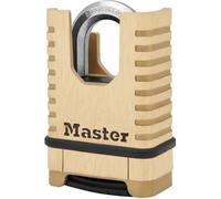 Cadenas en Laiton Massif Haute Sécurité - MASTER LOCK - M1177EURDCC - Anse Protégée - À Combinaison - Ultra Résistant et
