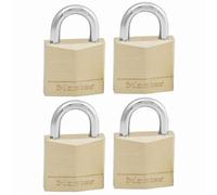 Cadenas en laiton massif MASTERLOCK 30 mm - Lot de 4 - 130EURQNOP