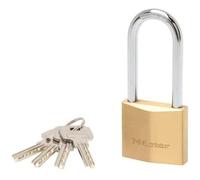 Cadenas en laiton MASTER LOCK - Anse de 64mm - Double-verrouillage - 4 clés incluses