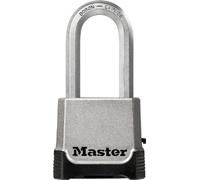 Cadenas Haute Sécurité, Master Lock M176EURDLH, Corps Zinc, Anse XL, Extérieur, Anse Octogonale 9 mm