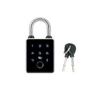 Cadenas intelligent IP65 étanche en aluminium, flexible pour un accès via application mot de passe NFC onçu pour Tuya et pour les applications tt Lock (T55D B)