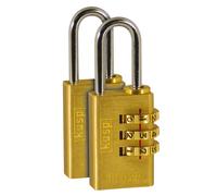 Cadenas Kasp K11020D2 or-jaune avec serrure à combinaison