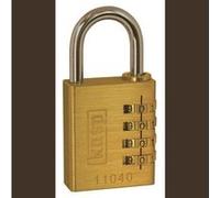 Kasp Security Cadenas K11040 – serrure à combinaison 40 mm, laiton, or-jaune
