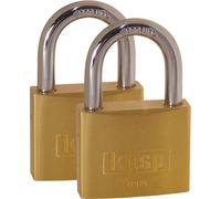 Cadenas Kasp K12025D2 or-jaune avec serrure à clé