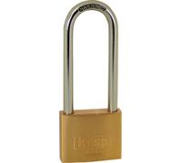 Cadenas Kasp K12050L80D or-jaune avec serrure à clé