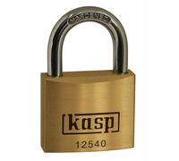 Cadenas Kasp K12525A1 or-jaune avec serrure à clé
