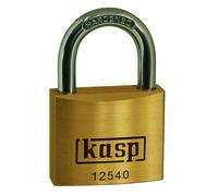Cadenas Kasp K12525A3 or-jaune avec serrure à clé