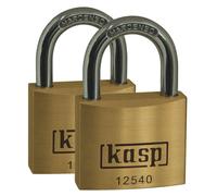 Cadenas Kasp K12530D2 or-jaune avec serrure à clé