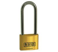 Cadenas Kasp K12550L80A5 or-jaune avec serrure à clé