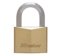 Master Lock – Cadenas à anse hexagonale – laiton – 40 mm