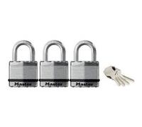 Cadenas - MASTER LOCK - M1EURTRI Excell - Lot de 3 - Clés identiques - 45 mm Gris