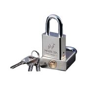 Cadenas robuste de 50 mm avec 3 clés, cadenas d'extérieur résistant aux intempéries, haute sécurité pour entrepôt, conteneur, garage, volet, unités de rangement, abris de jardin
