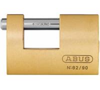 ABUS Cadenas monobloc 82-90 mm – laiton, goupille acier trempé – Niveau de sécurité 7