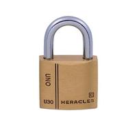 Cadenas standard laiton UNO 30mm s'entrouvrant anse en U - - I-CAD30MV