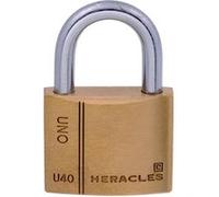 Cadenas standard laiton UNO 40mm s'entrouvrant anse en U - HERACLES - I-CAD40MV