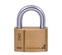 Cadenas standard laiton UNO 60 mm s'entrouvrant anse en U HERACLES I-CAD60MV