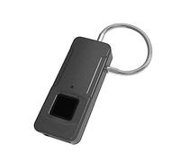 Cadenas Verrouillage par Empreinte Digitale, Bluetooth, Batterie Rechargeable par USB - jusqu'à 15 Empreintes Digitales - Serrure Sécurisée pour Sac A Dos Sport Sacs à main Petite valise - NOIR
