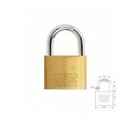 Cadenas Wolfpack laiton anse normale clés identiques 40 mm. Nº2.