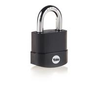 Cadenas Yale résistant aux intempéries avec clé, 55 mm, serrure, goupilles ouvertes