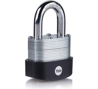 Cadenas Yale Y127B/55/129/1, Maximum Security, acier laminé, 56 mm, 3 clés
