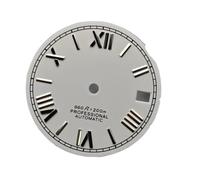 Cadran de montre avec chiffres romains non lumineux, 28.5mm, 1 pièce | Cadran de montre à chiffres romains, for NH35A 4R35, mouvement, Date, Modification, non lumineux