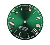 Cadran de montre avec chiffres romains non lumineux, 28.5mm, 1 pièce | Cadran de montre à chiffres romains, for NH35A 4R35, mouvement, Date, Modification, non lumineux
