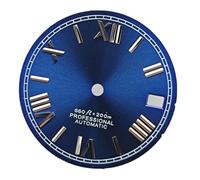 Cadran de montre avec chiffres romains non lumineux, 28.5mm, 1 pièce | Cadran de montre à chiffres romains, for NH35A 4R35, mouvement, Date, Modification, non lumineux