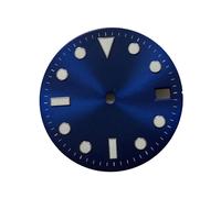 Cadran de Montre NH35 29 mm, Cadran à Motif Solaire, Cadran Lumineux Vert pour Mouvement Japonais NH35, Accessoires de Montre Bleu