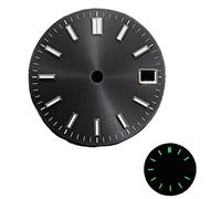 Cadran d'horloge, 28,5 mm, compatible avec le mouvement NH35, avec fonction lumineuse verte, référence 01