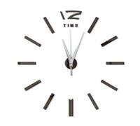 Cadran numérique moderne - Horloge large art du mécanisme à quartz, design d'intérieur minimaliste, horloge adhésive | Kit de suspension esthétique créatif pour studio studio salon au