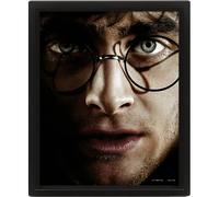 Cadre 3D lenticulaire Pyramid Harry Potter Harry Voldemort Faces Noir 25,5x20,5x4,5 cm