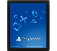 Cadre 3D lenticulaire Pyramid Playstation Shapes Bleu 25,5x20,5x4,5 cm