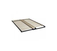 Cadre à lattes extensible pour lit 90x190 à 160x190 - Noir - Garantie 5 ans - Someo