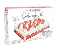 ScrapCooking Cadre extensible rectangle inox 27/52 cm