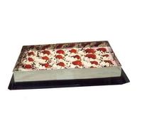 Cadre à pâtisserie - LARES - Modèle 6012 - Extensible 25 à 46 cm - Inox - Hauteur 4,7 cm