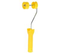 Cadre à Rouleau de Peinture Jaune en Plastique, Poignée Légère | Montage et Démontage Faciles, Rangement Pratique, Transport Simple, pour Plafonds et Murs, Poignée Robuste