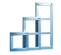 Cadre Aluminium Gris Acier Vandalcom 1 Module - COMELIT 3161/1A