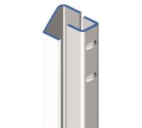 Cadre anti-pince en U blanc hauteur 2500mm longueur 2200 mm - AP BLC 2500