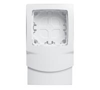 Legrand Cadre appareillage saillie DLPlus 1 poste – pose sur moulures – épaisseur 12,5 mm – blanc