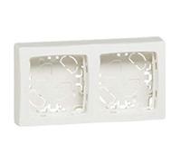 Cadre appareillage saillie 2 postes blanc - LEGRAND
