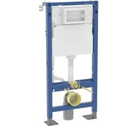 Cadre autoportant Geberit Duofix 112 cm avec réservoir encastré Delta 12 cm cadre acier bleu