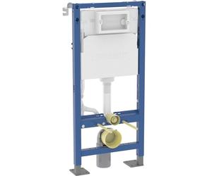 Cadre autoportant Geberit Duofix 112 cm avec réservoir encastré Delta 12 cm cadre acier bleu