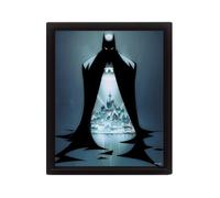 Pyramid International - Cadre lenticulaire 3d - Vrai effet de mouvement et de profondeur - DC Comics - Batman - Idée cadeau anniversaire - 25.5x20.5 - Licence officielle