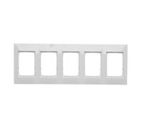 Cadre blanc Simon 54 Premium à 5 modules