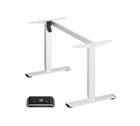 ONKRON Cadre de Bureau automatisé avec Moteur pour Plateaux de 120 à 170 cm, Charge maximale de 70 kg, Vitesse de Levage 25 mm/s, Blanc, WDF221E