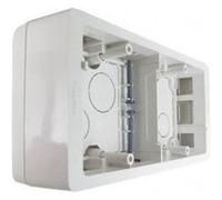Legrand 080242 Cadre Saillie Céliane 2 Postes Horizontal ou Vertical, Blanc