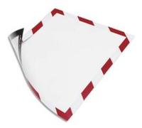 Cadre d’aff Duraframe dos magnét Security A4.L25 x H32,5 x P0,2 cm rge blc pr sécurité, incendie G