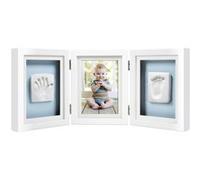 Cadre de Bureau Empreinte de Bébé de Luxe - Blanc Blanc G